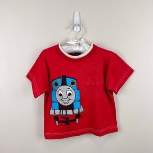Vintage Thomas the Tank Engine Short Sleeve Red T-Shirt Toddler